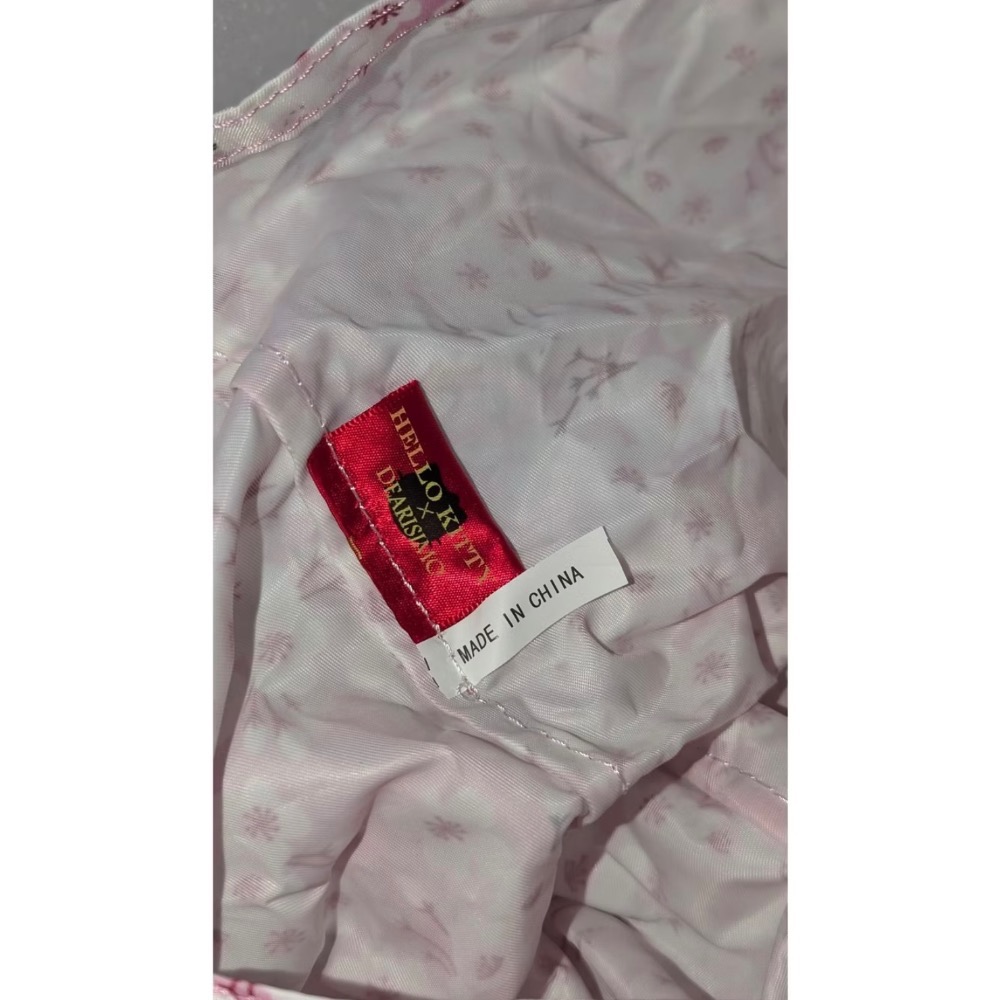 【小咪ㄉ家】日本限定HELLO KITTY x DEARISIMO聯名款摺疊和風購物袋環保托特包 裝飾包 手提包-細節圖7