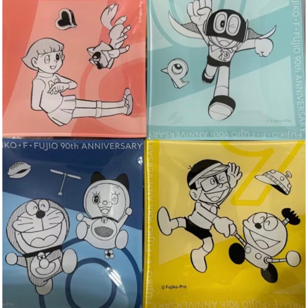 【小咪ㄉ家】7-11 藤子不二雄誕生90週年紀念款玻璃餐盤四入組-細節圖3