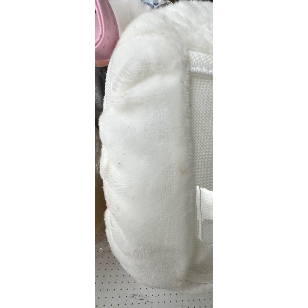 【小咪ㄉ家】角落小夥伴草莓甜點系列-絨毛卡套零錢包（白熊款）-細節圖5