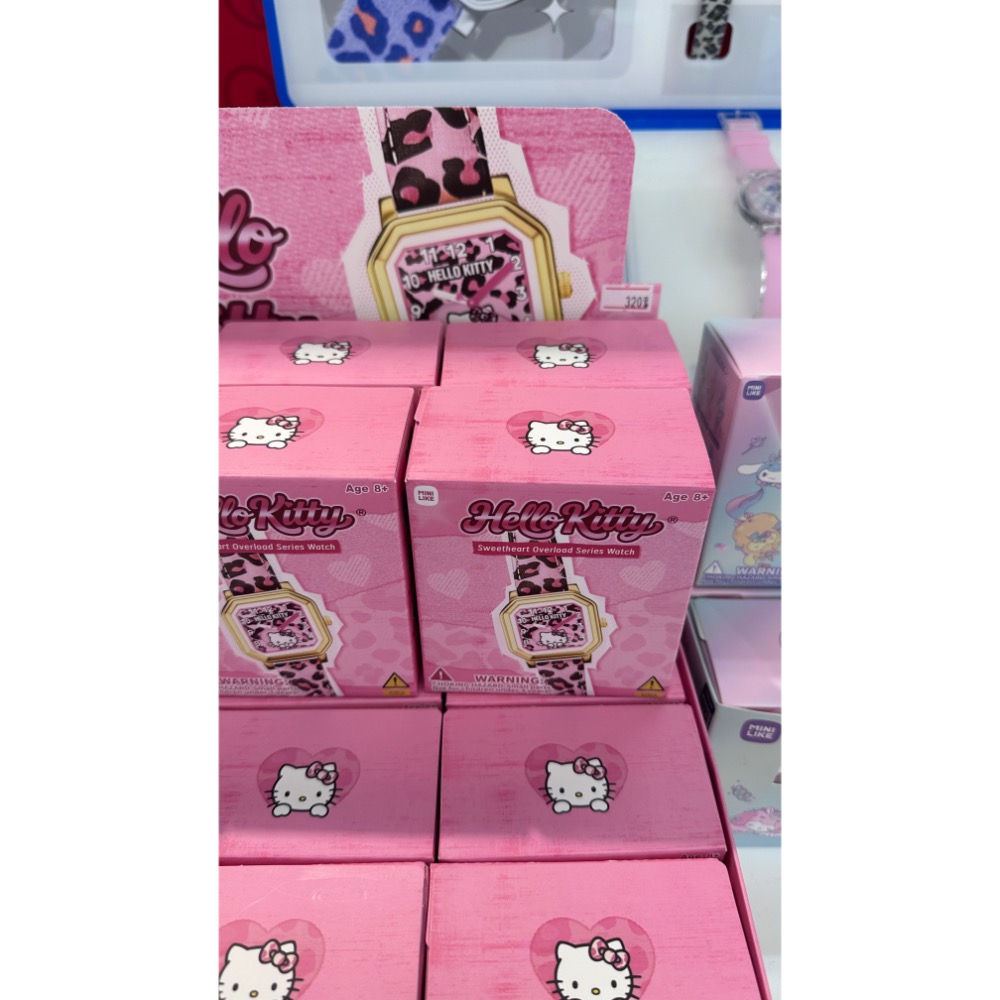 【小咪ㄉ家】全新Hello kitty藍色豹紋錶帶手錶-細節圖2