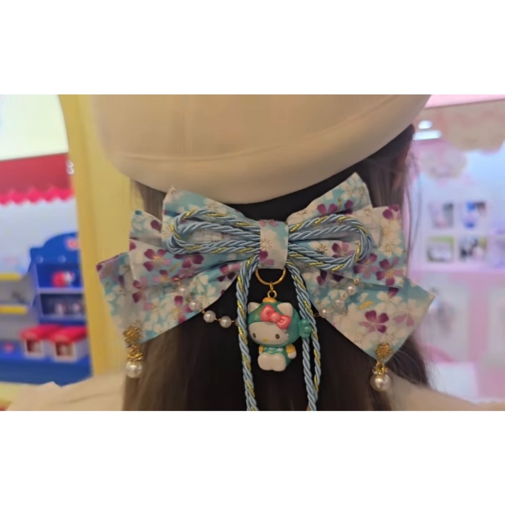 【小咪ㄉ家】全新Hello kitty華麗髮夾粉紅色款-細節圖6