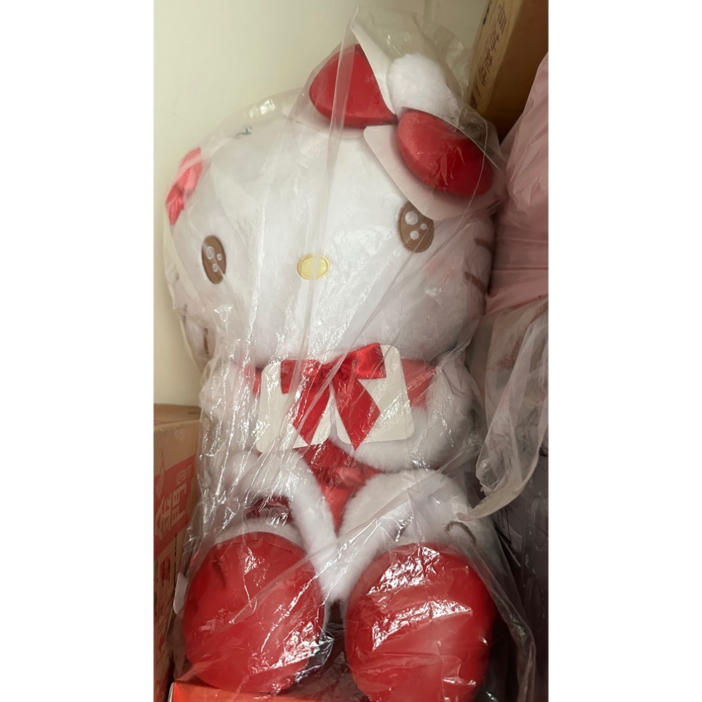【小咪ㄉ家】全新日本帶回Hello kitty聖誕節巨無霸娃娃-細節圖3