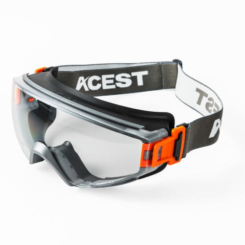 【現貨&amp;有發票】S-60 護目鏡 全密閉 ACEST 耐刮防霧 可併用眼鏡口罩 工安 實驗