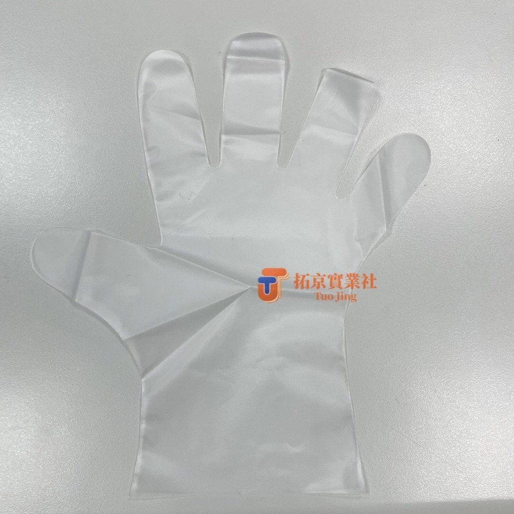 【現貨&有發票】CPE手套 CPE手扒雞手套 透明 深藍 防滑耐用 左右手通用 拋棄式手套 100支 盒裝 包裝-細節圖3