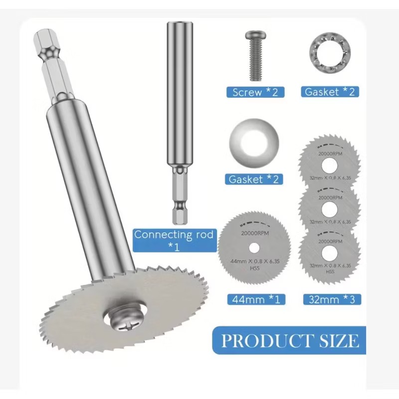 ￼現貨 六角柄延長桿小鋸片 PVC管道切割片 六角柄 切割片 快速切片 五金 金屬切割片 磨切機鋸片 金屬鋸片-細節圖2