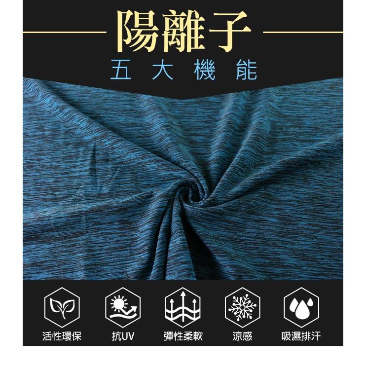 圓圓胖胖內睡衣 吸濕排汗衫 陽離子抗UV機能運動衫 防曬T恤 運動背心 男背心 休閒服 短袖上衣-細節圖2