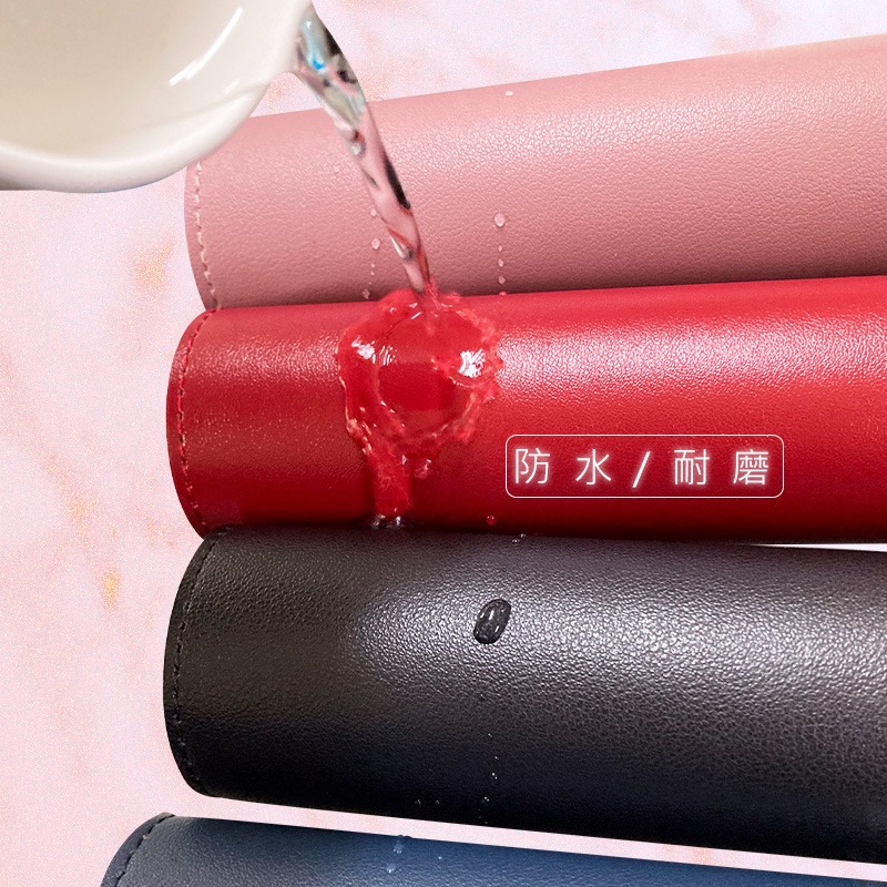 【3C小站】皮革鼠墊 加大鼠墊 滑鼠墊 鼠墊 防水鼠墊 辦公桌墊 鼠墊 防水鼠墊 電腦桌墊 書桌墊 80*40雙面桌墊-細節圖5