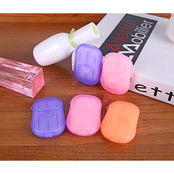 【3C小站】攜帶式香皂片 旅遊香皂片 迷你香皂 迷你香皂片 一次性香皂 小肥皂 兒童攜帶式香皂片-細節圖3