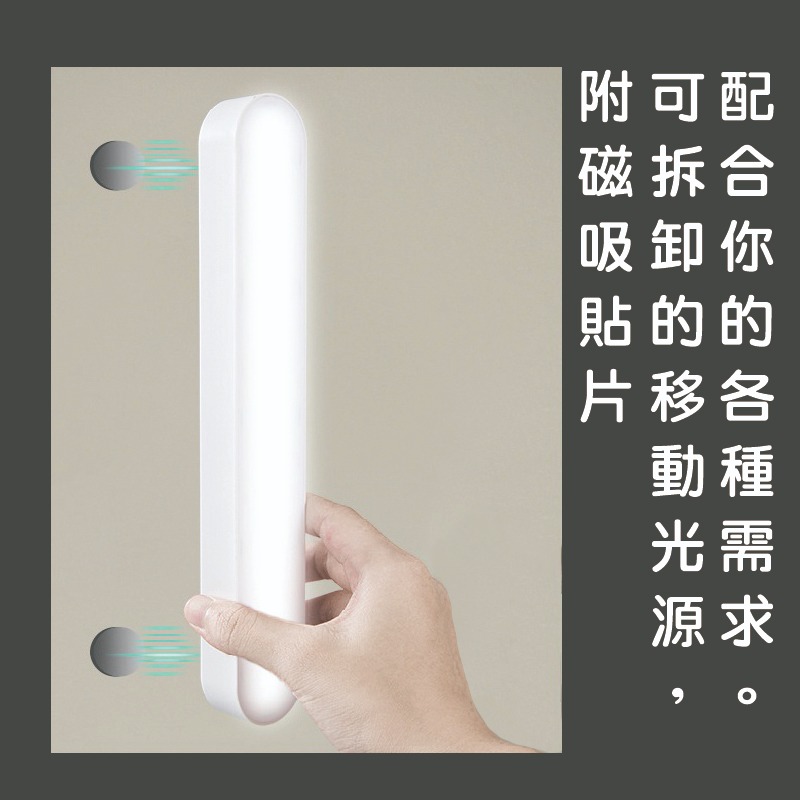 【3C小站】LED磁吸遙控三色燈 磁吸閱讀燈 led床頭燈 衣櫃燈 三色燈 宿舍燈 書桌燈 小夜燈 檯燈 讀書燈 附磁鐵-細節圖5