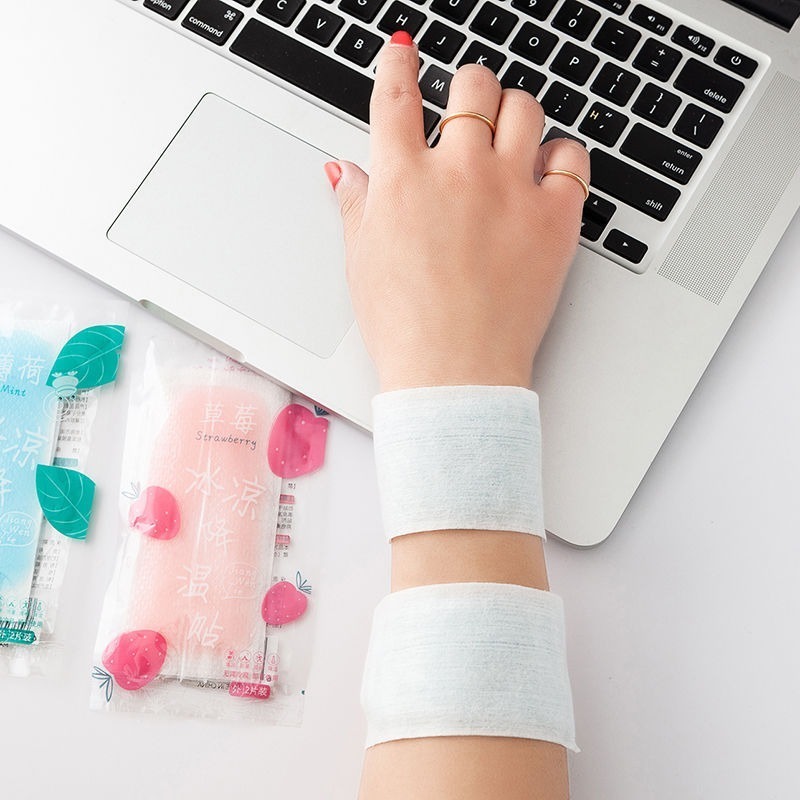 【3C小站】水果味冰涼貼 涼感 散熱 夏日必備 降溫神器 消暑小物 冰敷袋 退熱貼片 消暑貼 散熱貼-細節圖4