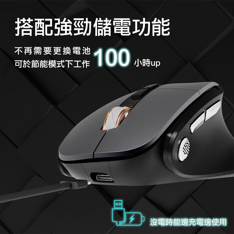 【3C小站】多鍵人體工學無線電競滑鼠 電競滑鼠 人體工學 無線電競滑鼠 精準射擊 無線滑鼠-細節圖5