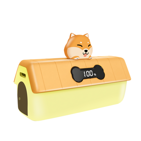 【3C小站】貓咪狗屋造型 迷你口袋行動電源 直插式 即插即充 5000mah TypeC 行動電源 自帶線 行充 快充-規格圖8