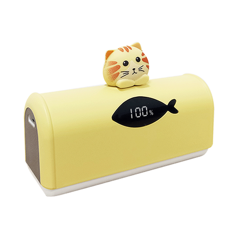 【3C小站】貓咪狗屋造型 迷你口袋行動電源 直插式 即插即充 5000mah TypeC 行動電源 自帶線 行充 快充-規格圖8