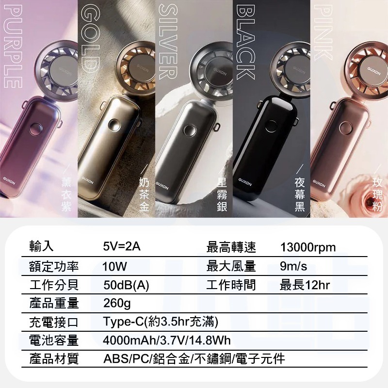 【3C小站】手持風扇 製冷風扇 迷你風扇 隨身風扇 巧冰扇 冰敷風扇 摺疊風扇 五段風速 半導體製冷  掛脖-細節圖9