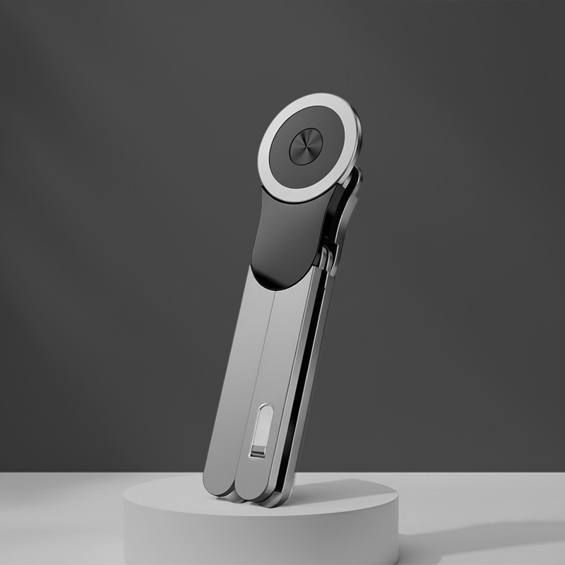 【3C小站】萬向磁吸支架 筆電支架 手機支架 平板支架 鋁合金支架 磁吸支架 平板架 手機架 懶人支架 折疊支架-細節圖11