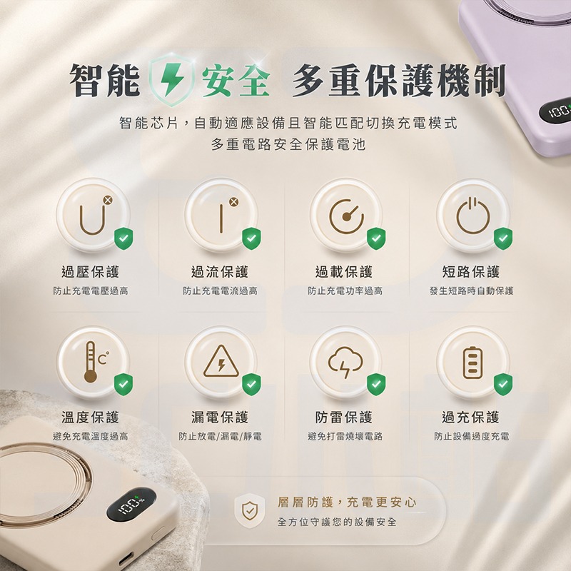 【3C小站】超薄磁吸無線充電行動電源支架款 5000mAh 360度旋轉 無線充電 行動電源 行充 快充 支架 磁吸-細節圖6