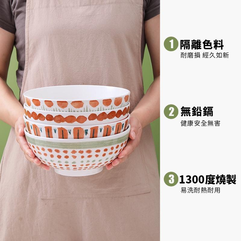 破損包賠【草間點點大湯碗 】 碗公 碗 陶瓷碗 湯碗 碗公 拉麵碗 飯碗 瓷碗 日式碗盤 大碗公 有田燒 灰熊SONG-細節圖5