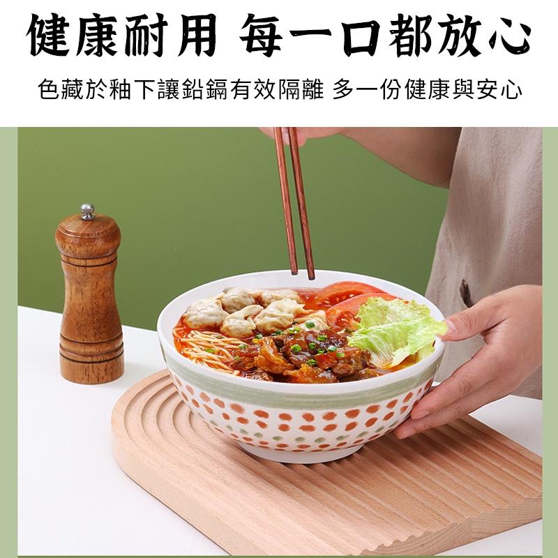 破損包賠【草間點點大湯碗 】 碗公 碗 陶瓷碗 湯碗 碗公 拉麵碗 飯碗 瓷碗 日式碗盤 大碗公 有田燒 灰熊SONG-細節圖7