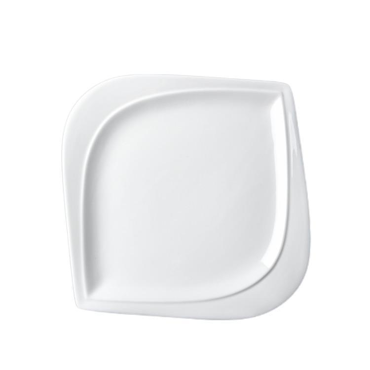 白瓷大眼睛盤子】 陶瓷盤 四方盤 盤子 創藝盤子 異形盤子 餐盤 淺盤 陶瓷餐具 陶瓷碟-細節圖5