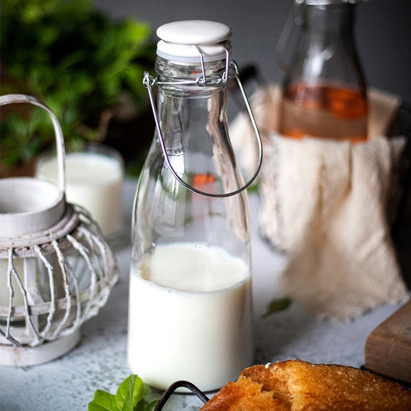 防護包裝【手提梅酒瓶 】 梅酒瓶 密封罐 玻璃罐 罐子 罐 酒瓶 1000ml 密封盒 釀酒玻璃瓶  玻璃密封罐-細節圖7