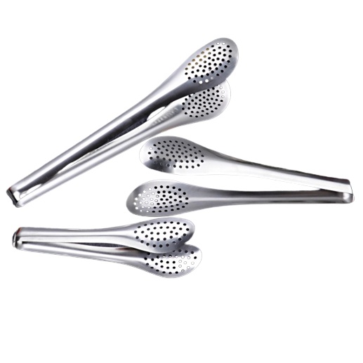 【不鏽鋼多孔料理夾】麵包夾烤肉夾 烘焙夾 料理夾 不鏽鋼夾 多孔夾 牛排夾 燒烤夾-細節圖5