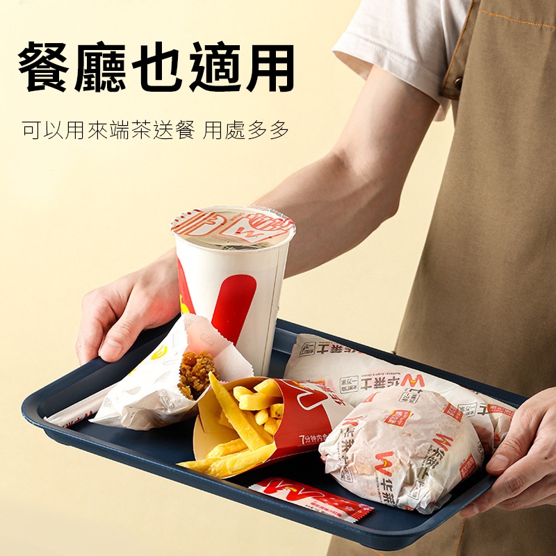 馬卡龍托盤- 茶盤 水果盤 簡約塑膠餐盤 長方形托盤  簡約麵包盤 茶杯茶 北歐風盤子 快餐盤 餐盤 托盤-細節圖6