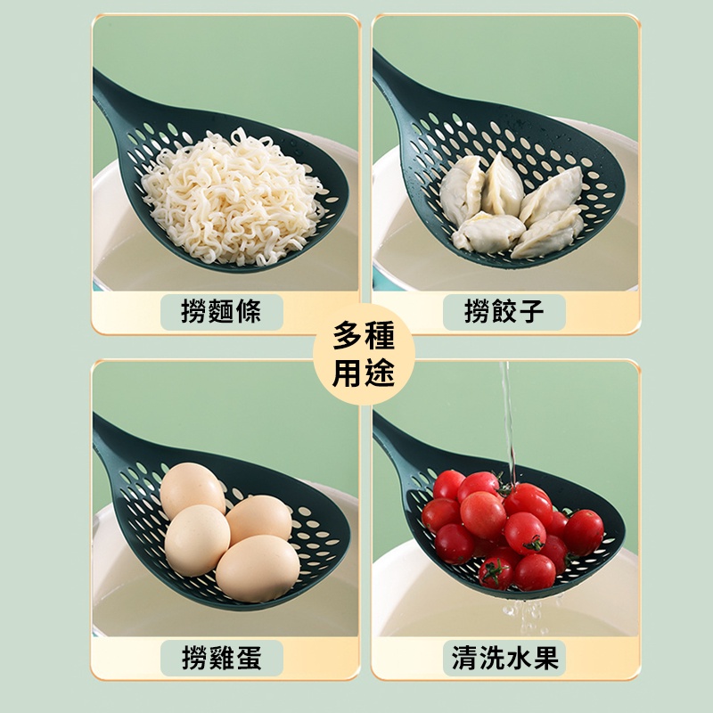 台灣現貨【大漏杓 】 湯勺 匙 大湯匙 勺 勺子 濾油網 撈麵勺 大湯勺  濾網勺 漏網 漏勺 大漏勺 撈勺 漏杓-細節圖7