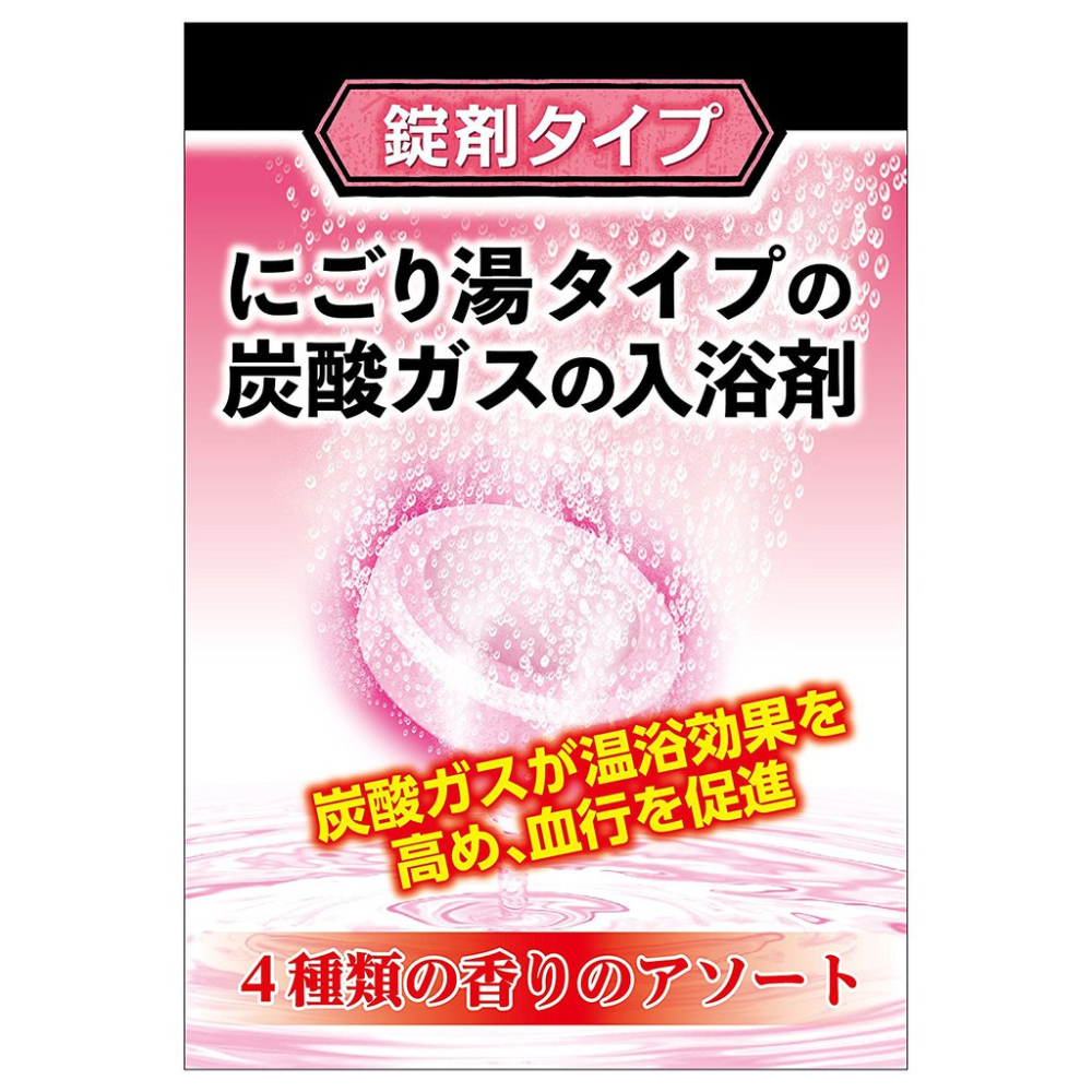 日本 白元earth 濁湯巡禮 碳酸泉 入浴錠 溫泉錠-細節圖3