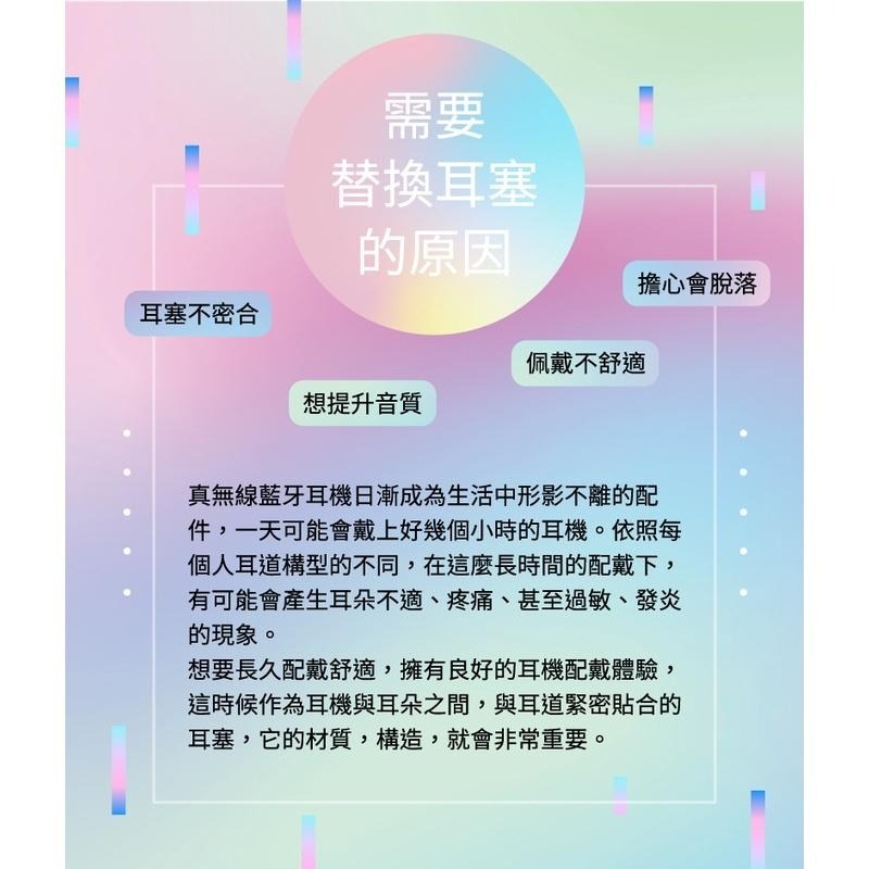 【SpinFit】CP1025 For TWS Earbuds 真無線藍牙耳機 專用矽膠耳塞 醫療級材質 短版 台灣製造-細節圖4
