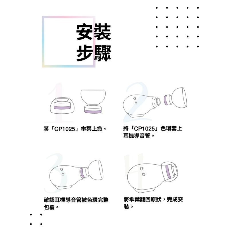【SpinFit】CP1025 For TWS Earbuds 真無線藍牙耳機 專用矽膠耳塞 醫療級材質 短版 台灣製造-細節圖8