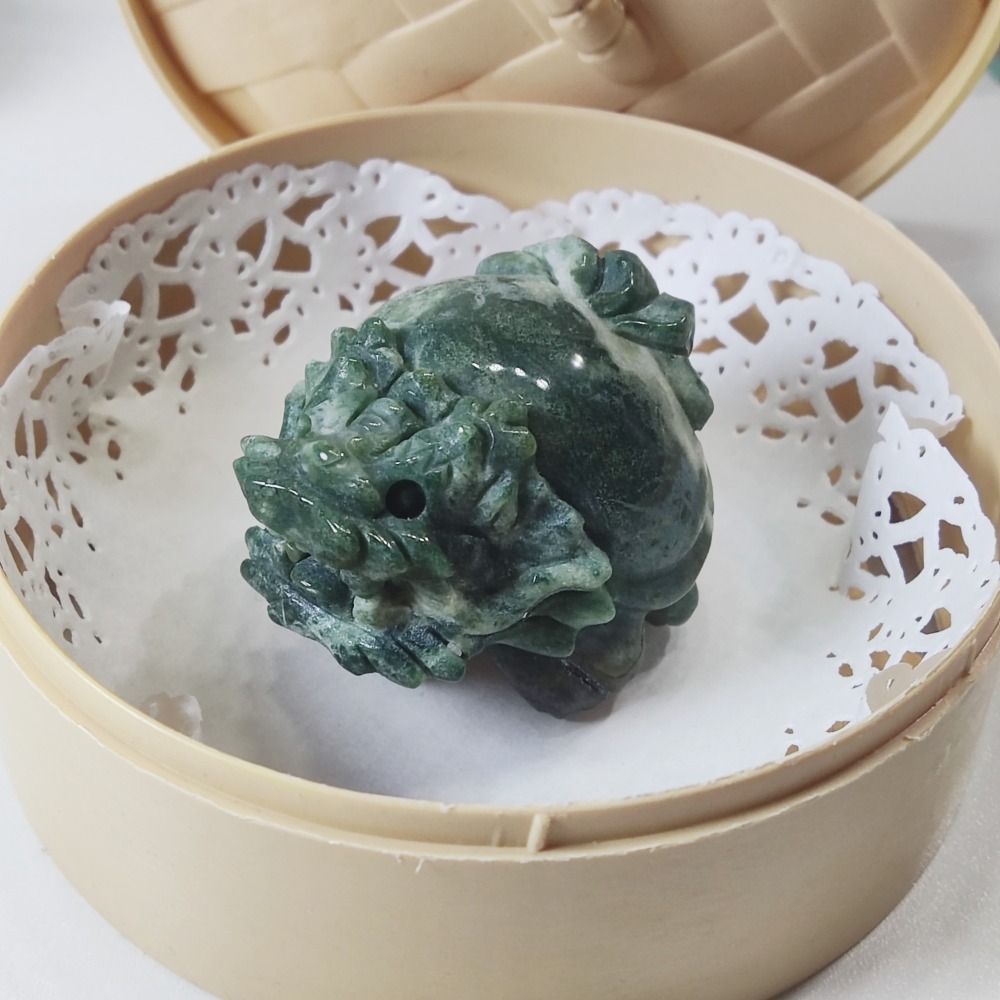 水草瑪瑙龍龜-細節圖2