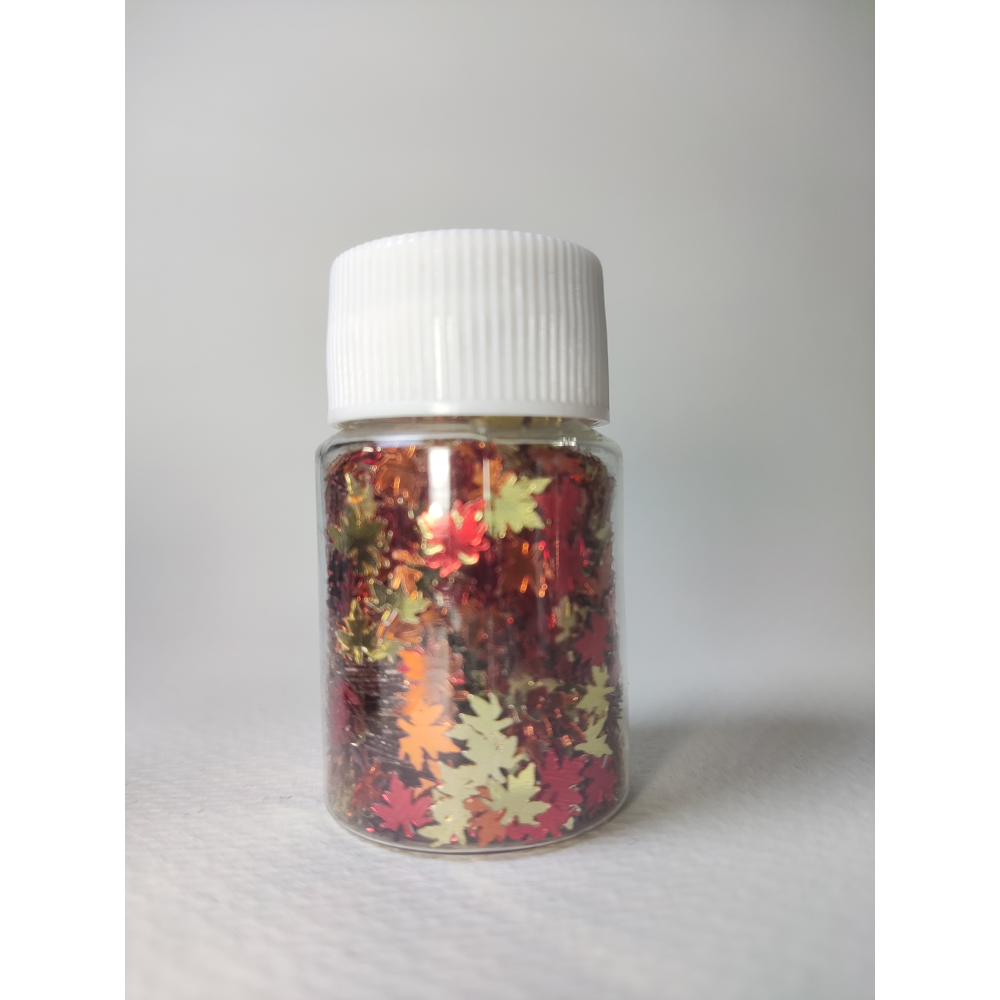 DIY亮片 櫻花亮片 十字星亮片 楓葉亮片 美甲 美谷 流沙填充-細節圖4