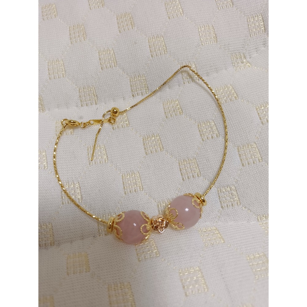 10mm粉晶造型手鏈-細節圖4