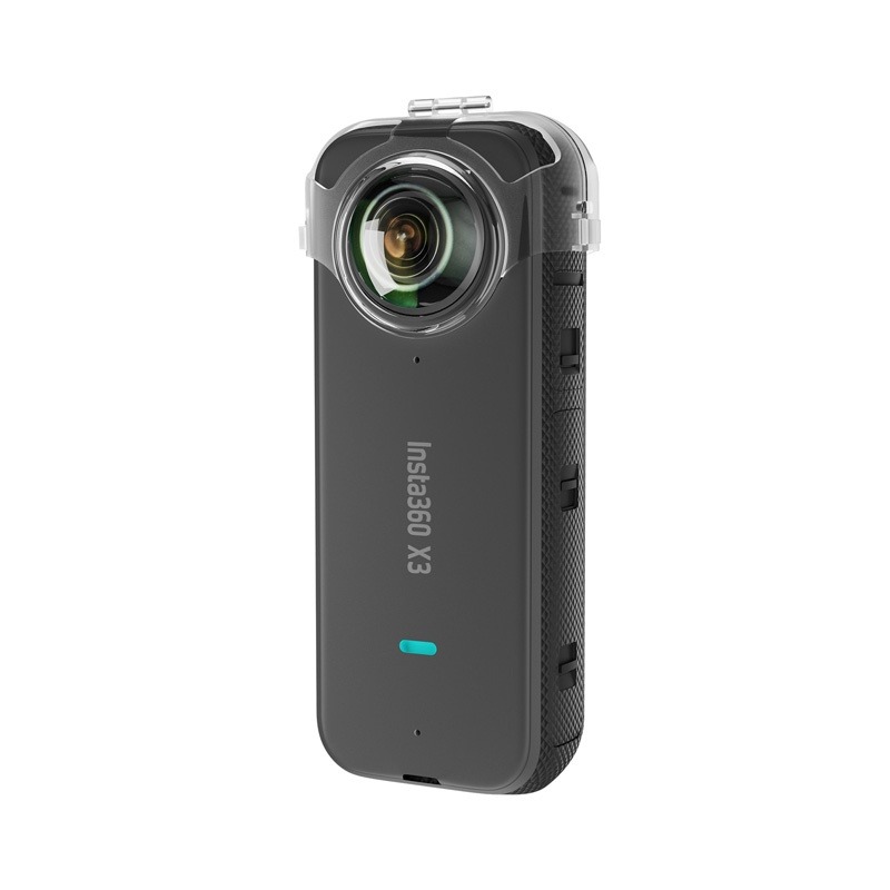 STARTRC Insta360 X3全景鏡頭保護罩 透明鏡頭蓋 高清高透 全面保護 防水防刮-細節圖2