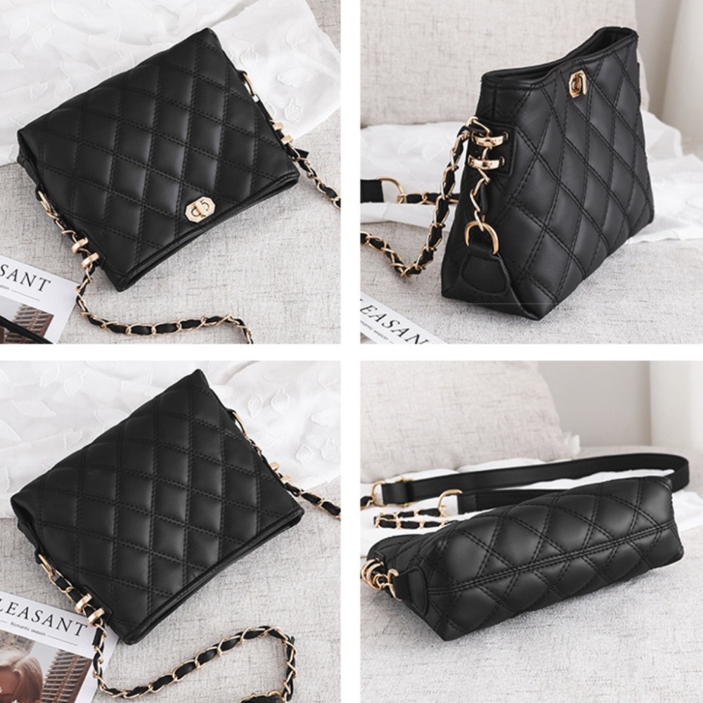 小書包 2022 新款女包 2020 在線流行時尚百搭女士側背包斜挎鏈包 ins 潮春-細節圖5