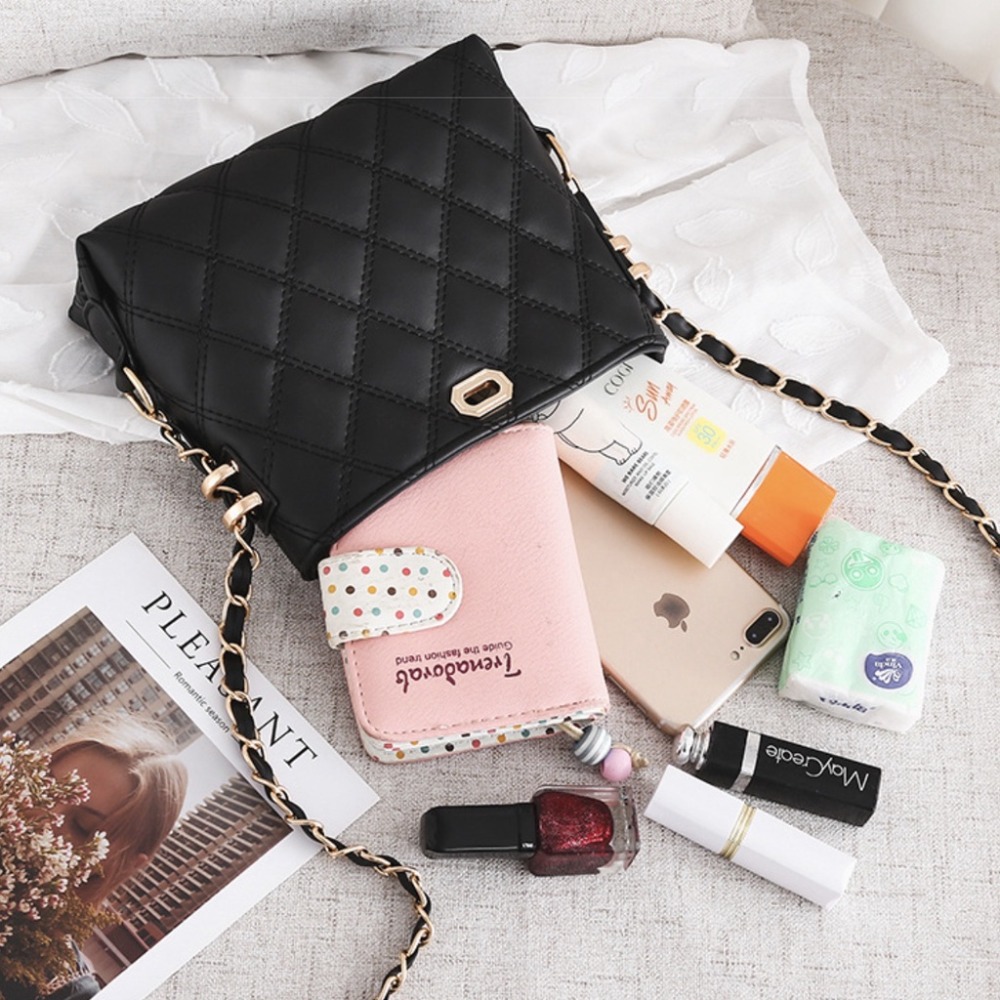 小書包 2022 新款女包 2020 在線流行時尚百搭女士側背包斜挎鏈包 ins 潮春-細節圖9