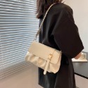 💞 時尚側背包女士簡約休閒側背包腋下包手提包手提袋餃子包-規格圖9