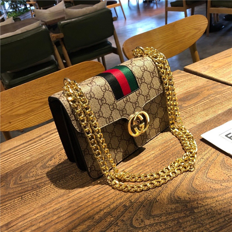 復古時肩斜挎小包鏈條包日韓流行韓版單肩包鏈條包 chic港風ins超火女包-細節圖2