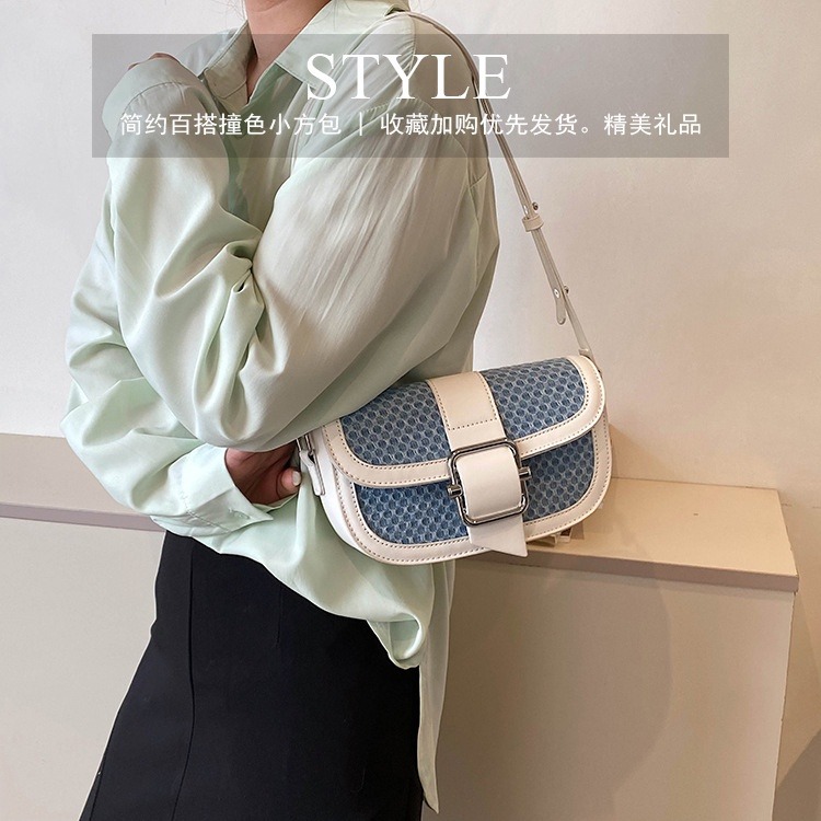 韓國包包小包包女時尚小方包春夏小眾斜背包斜背包上班包包女生-細節圖2