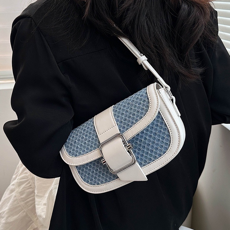 韓國包包小包包女時尚小方包春夏小眾斜背包斜背包上班包包女生-細節圖3