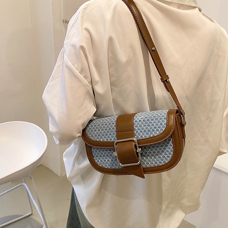 韓國包包小包包女時尚小方包春夏小眾斜背包斜背包上班包包女生-細節圖4