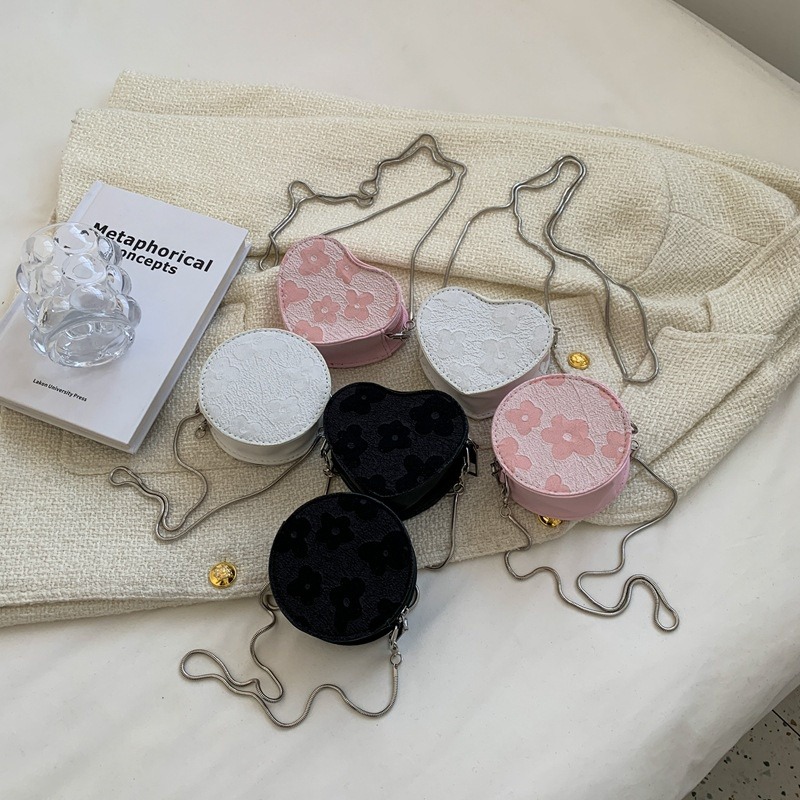 簡約包包包包女小圓包手機包零錢包質感ins春季單肩斜挎迷你零錢包-細節圖7