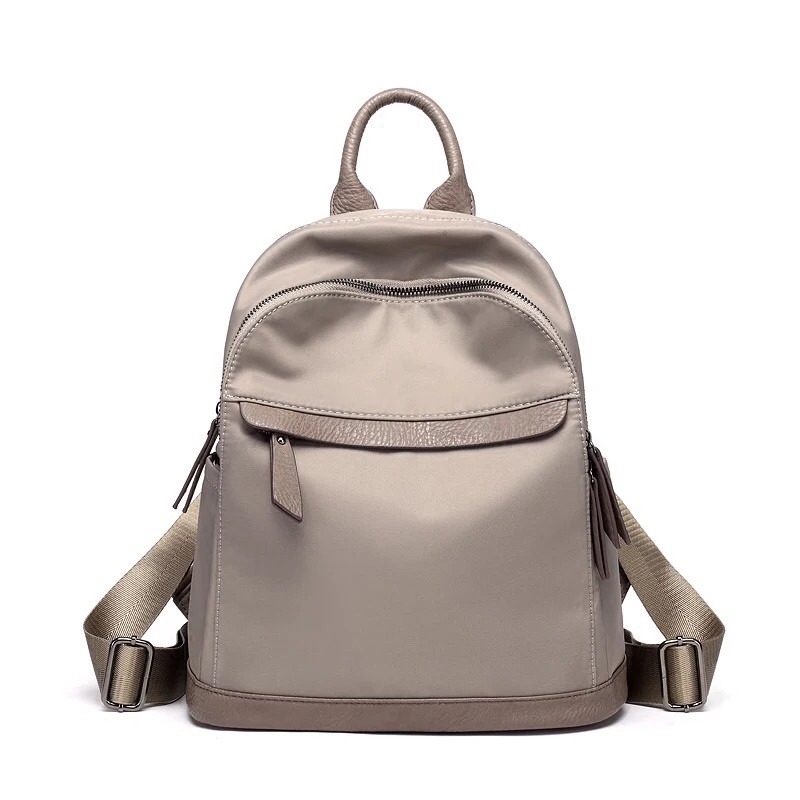 TASHUO 韓版百搭時尚牛津布防水後背包 尼龍帆布休閒媽媽包包 後背包 簡約帆布書包 防盜背包 電筆背包-細節圖6