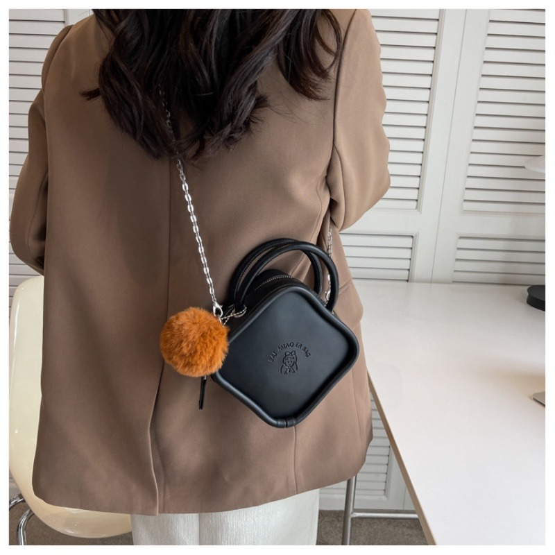 小包包女 高級質感手提包 百搭ins斜背包 小方包 可愛包包 側背包-細節圖2