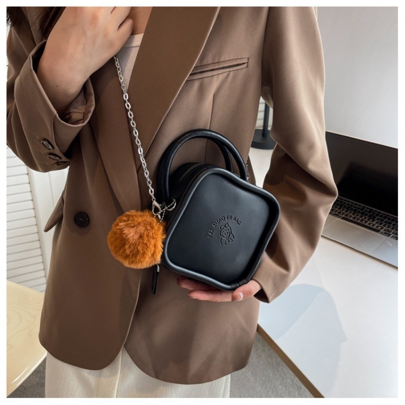 小包包女 高級質感手提包 百搭ins斜背包 小方包 可愛包包 側背包-細節圖4