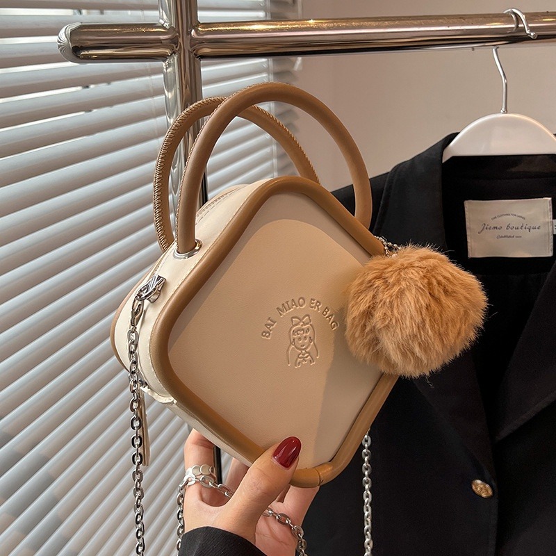 小包包女 高級質感手提包 百搭ins斜背包 小方包 可愛包包 側背包-細節圖7