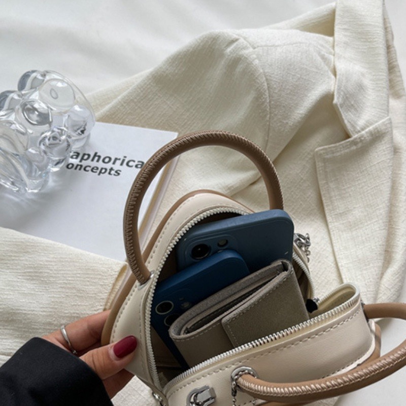 小包包女 高級質感手提包 百搭ins斜背包 小方包 可愛包包 側背包-細節圖8