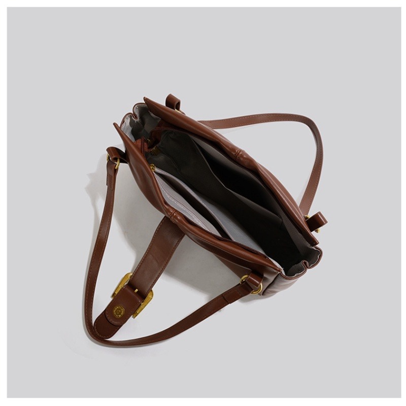 帆布袋大容量通勤包女生斜背包側背包包包女郵差包手提斜背包腋下包-細節圖8