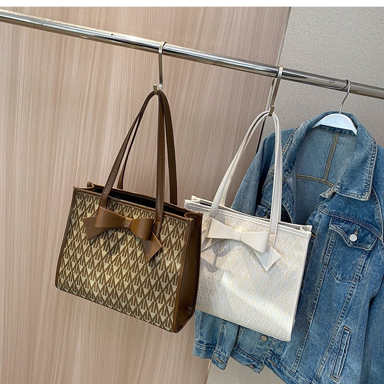 手拎包包休閒大容量包包上班包包女包時尚通勤斜背包百搭托特包-細節圖3