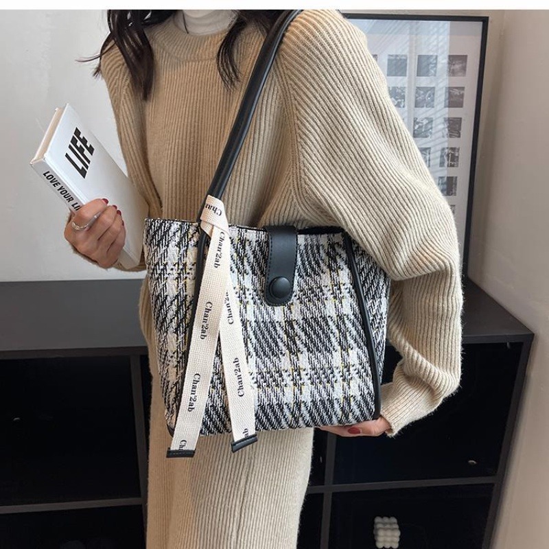 帆布包大容量包包時尚女包流行手提包斜背包學生托特大容量-細節圖3